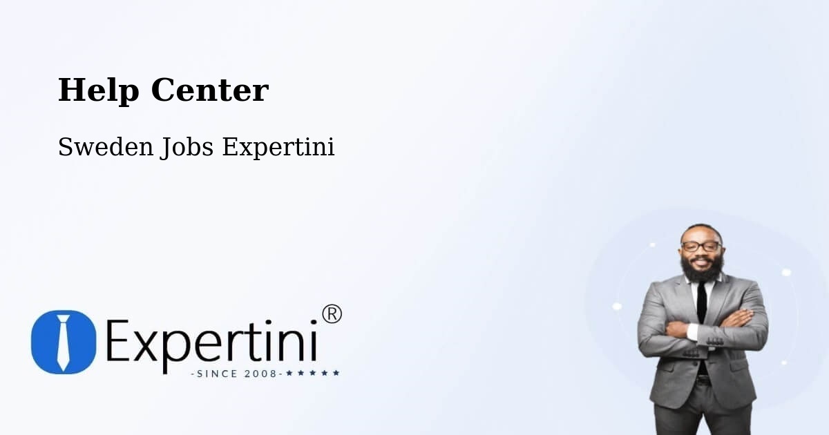 Help Center – Åmål - Sweden Jobs Expertini