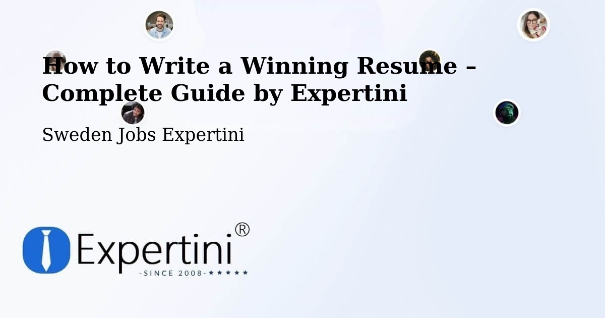 Resume Writing Guide for Job Seekers – Åmål - Åmål, Sweden Jobs Expertini